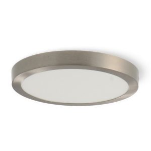 Foto principale Plafoniera Led 25W Nickel Rotonda Grigia CCT temperatura colore regolabile M LEDME