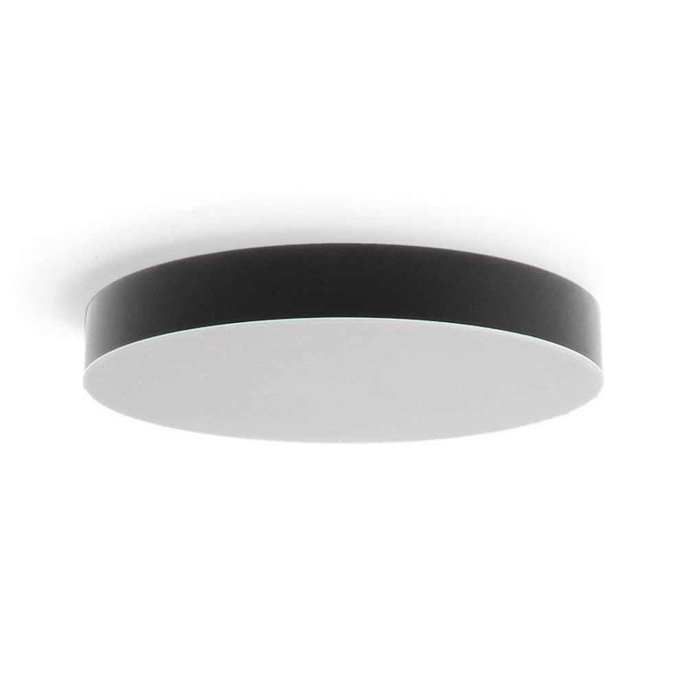 Plafoniera Led Neox 24W Rotonda Nera CCT temperatura colore regolabile iSG Lighting