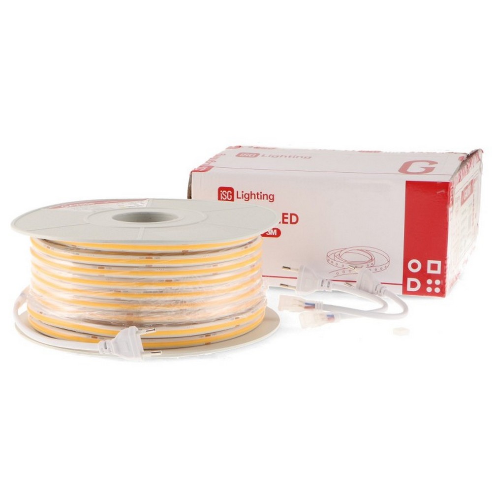 Striscia Led Point 220V 700W 14W/m COB Bobina 50 metri IP67 Bianco caldo 2300K iSG Lighting - Foto 3