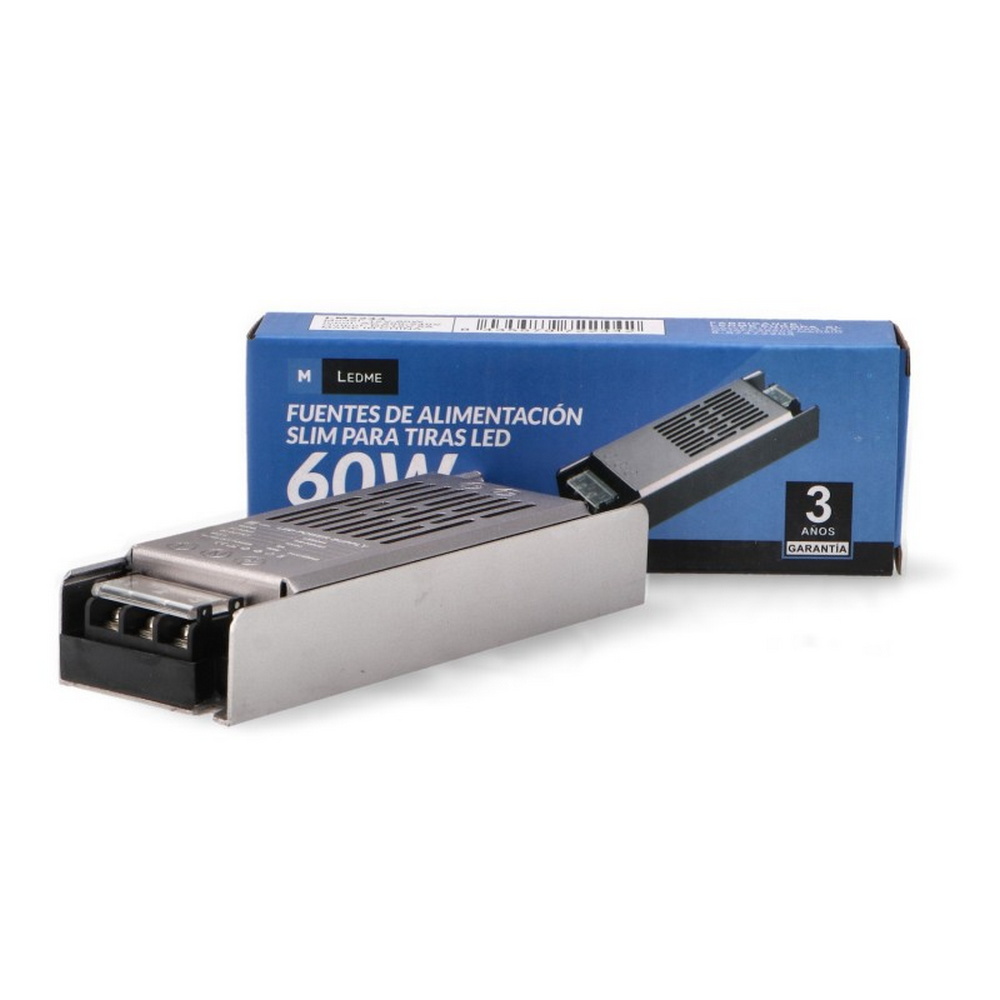 Alimentatore striscia Led 12V 60W 5A IP44 Trasformatore uso interno M LEDME - Foto 2