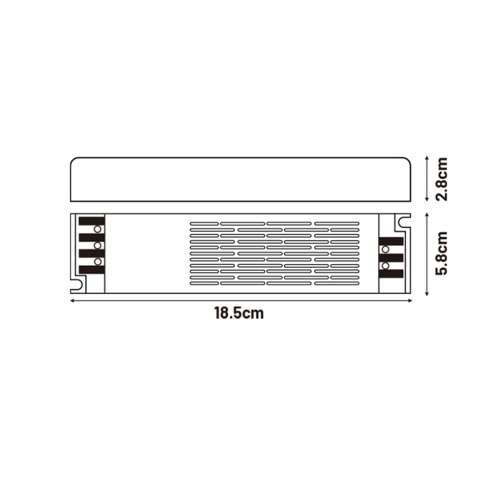 Alimentatore striscia Led 24V 200W 8,3A IP44 Trasformatore uso interno M LEDME - Foto 1