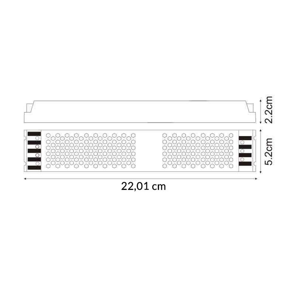 Alimentatore striscia Led 24V 400W 12,5A IP44 Trasformatore uso interno M LEDME - Foto 1