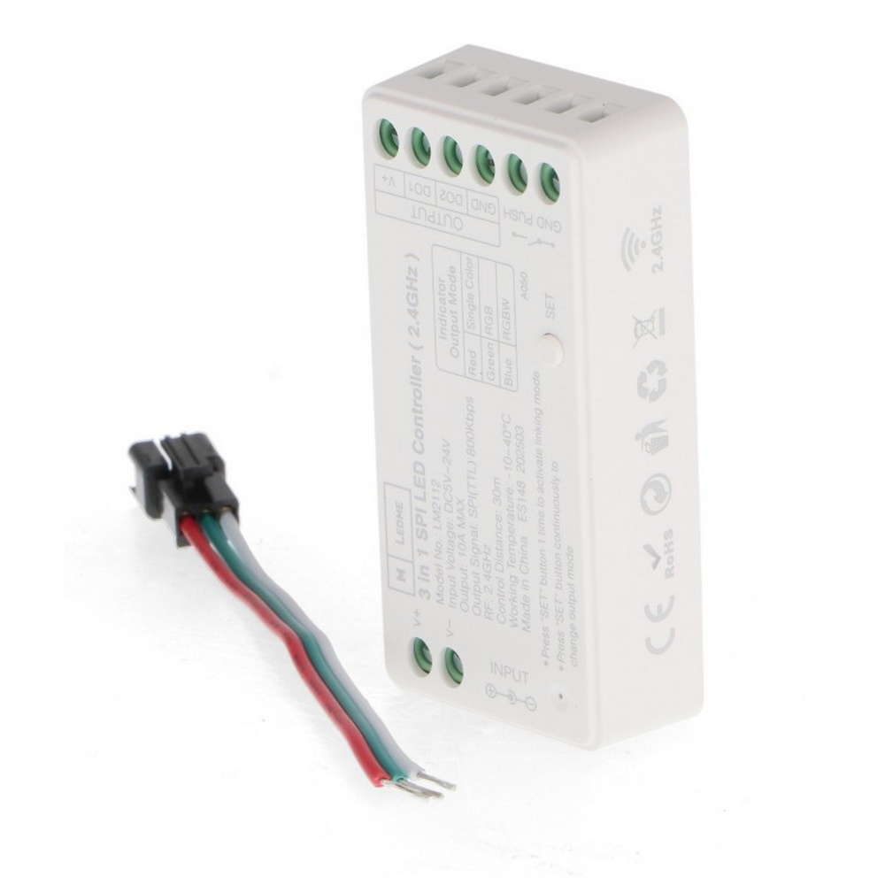 Controller striscia Led 3 in 1 12-24V Monocolore + RGB + RGBW M LEDME - Foto 1