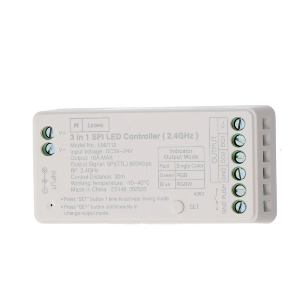 Foto principale Controller striscia Led 3 in 1 12-24V Monocolore + RGB + RGBW M LEDME