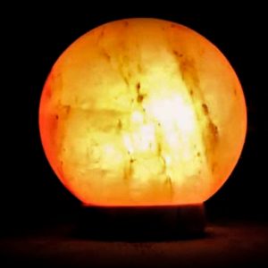 Foto principale Lampada di Sale Himalayano USB Rosa naturale a forma di Sfera 1Kg
