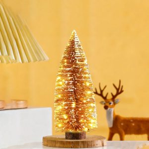 Foto principale Albero di Natale Led da tavolo 40cm Led Bianco caldo 3000K a batteria Wisdom