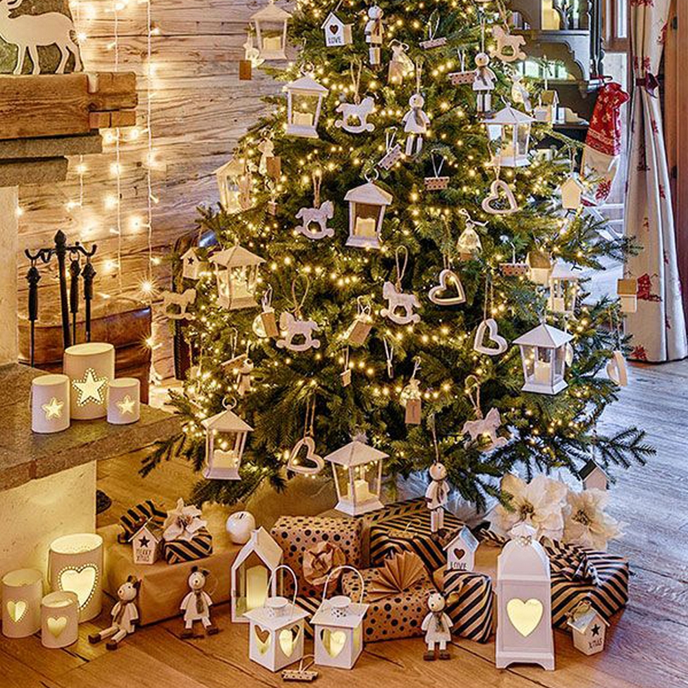 Bianco Caldo Yasolote 23M Catena Luminosa 200 LED Luci Stringa per Interno Luce Natalizie per Albero di Natale Addobbi Natalizi per Soggiorno Luce con Adattatore EU per Decorazione Natale 