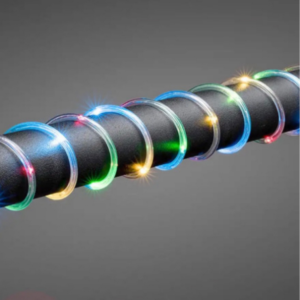 Tubo a led luminoso per Natale luci natalizie per Esterno e Interno impermeabile 20 metri 480 led luce MULTICOLOR con controller 