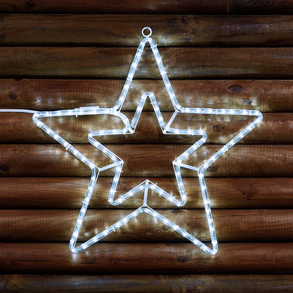 Stella luminosa da 90 Led 49 cm Bianco Freddo LedLedITALIA.it Stella luminosa da 90 Led 49 cm Bianco Freddo LedLedITALIA.it
