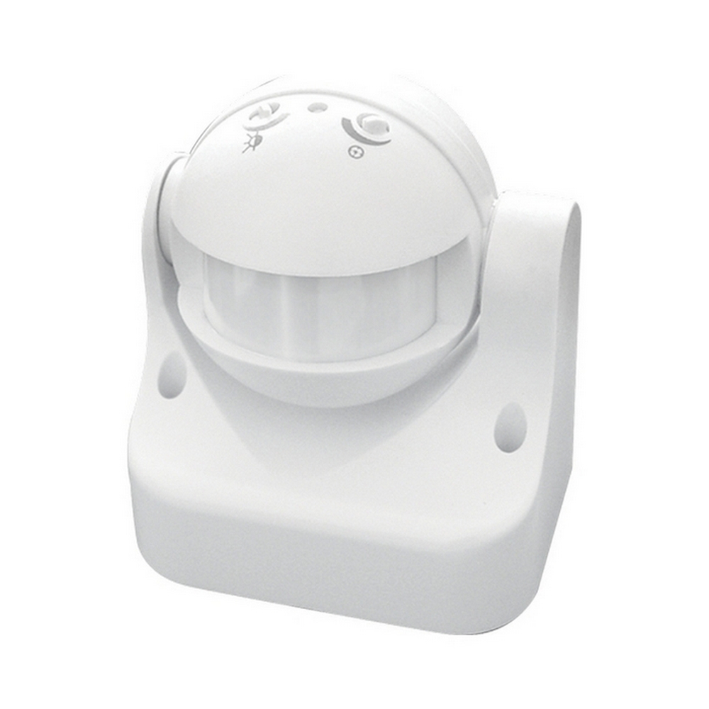 Sensore Di Movimento Esterno Orno CR-236 - 180&deg;, IP65, Impermeabile, Per Luci LED, Con Fotocellula