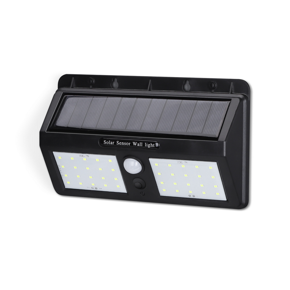 Faretto LED Solare Esterno GRIFEMA Con Sensore Movimento | 100 LED, Angolo 270°, IP65, Batteria 800mAh | Per Giardino, Terrazza